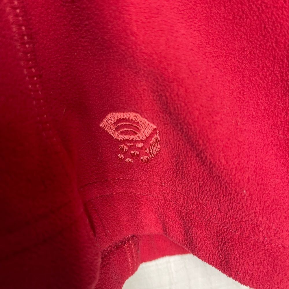 Mountain Hard Wear red fleece pullover, size small - Picture 10 of 12